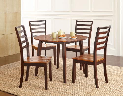 Abaco 5 Piece Drop-Leaf Set(Table & 4 Side Chairs)