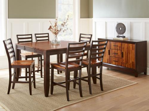Abaco 54-inch 5-Piece Square Counter Dining Set - DFW