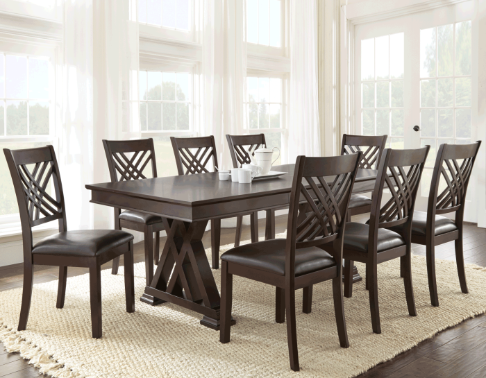 Adrian 5 Piece Set(Table & 4 Side Chairs) DFW