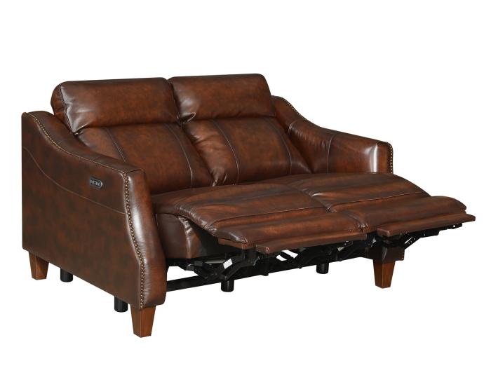 Akari 3-Piece Leather Dual-Power Reclining Set<br>(Sofa, Loveseat & Chair)
