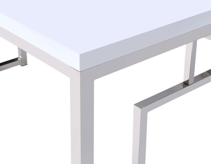 Alize 2-Piece Desk Set, White<br>(Desk & Bookcase)