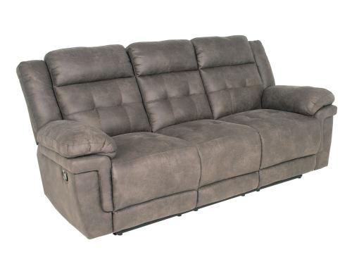 Anastasia Manual Reclining Sofa, Grey - DFW