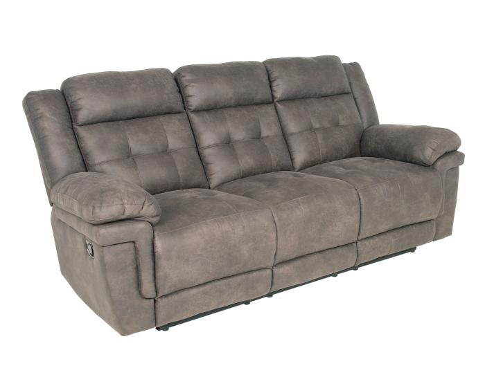 Anastasia Manual Reclining Sofa, Grey - DFW