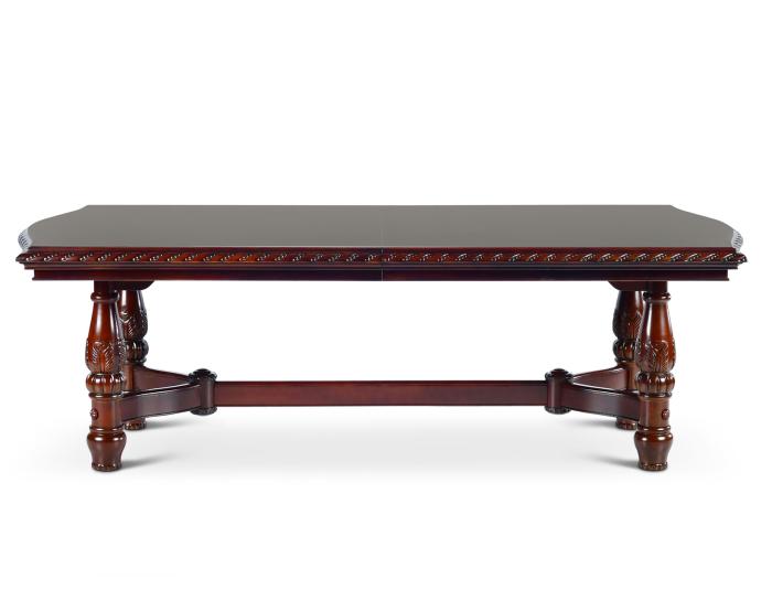 Antoinette 96-120 inch Pedestal Dining Table w/24" Leaf - DFW