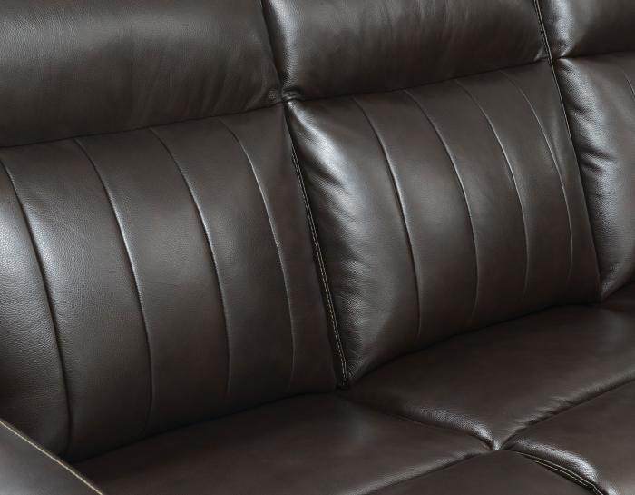 Coachella 3-Piece Dual Power Leather Reclining Set(Sofa, Loveseat & Chair)