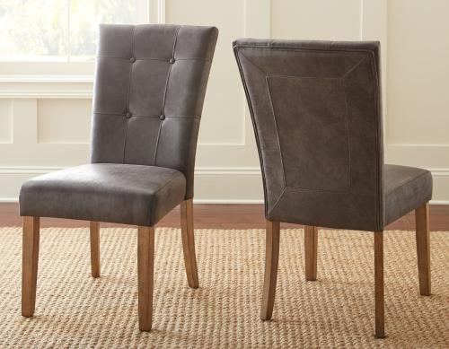 Debby Polyester Side Chair-Gray
