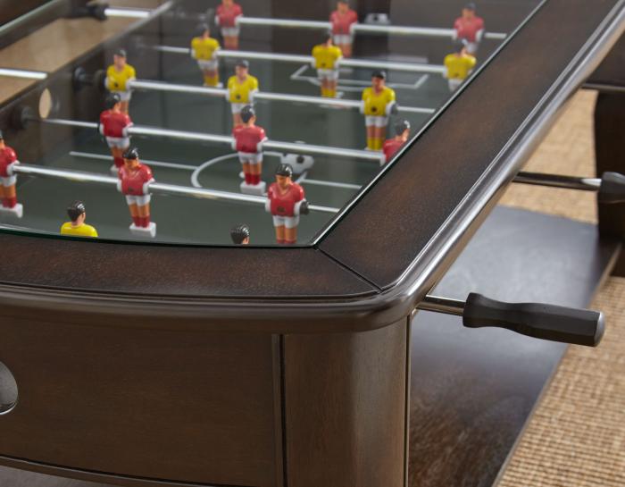 Diletta 3-Piece Game Set(Foosball Cocktail & 2 Game End Tables)