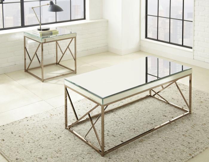Evelyn 3-Piece Set(Cocktail & 2 End Tables) - DFW