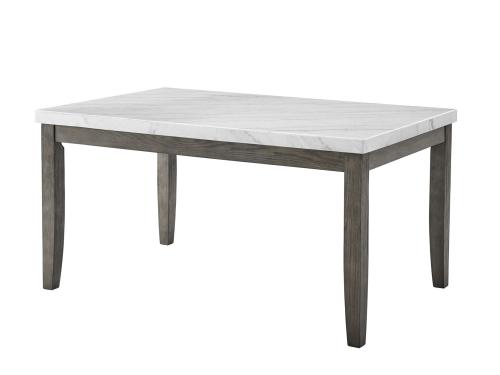 Emily White Marble Top Dining Table - DFW