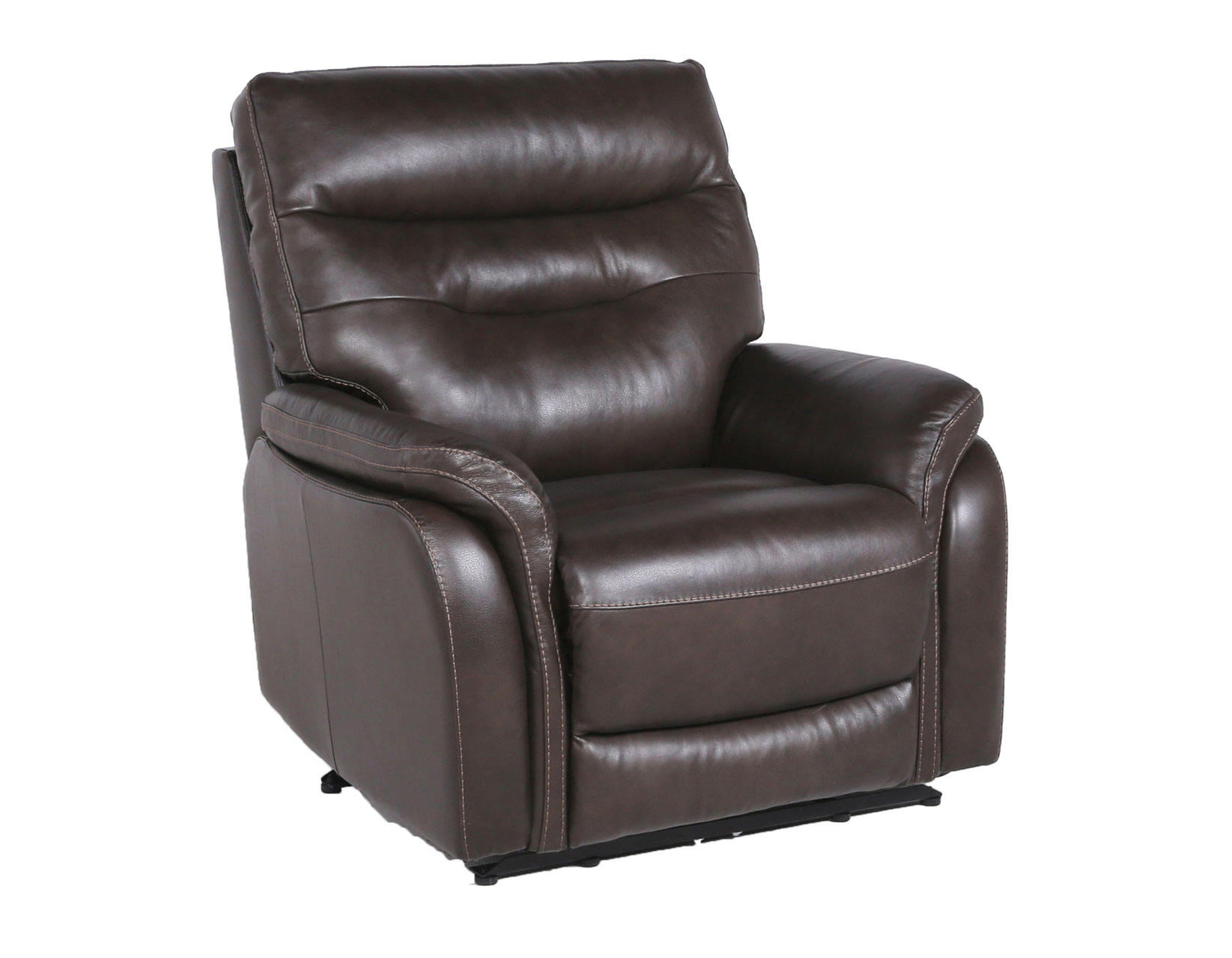 Doncella Dual-Power Leather Recliner