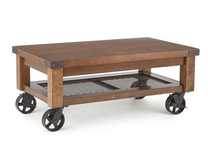 Hailee Cocktail Table w/Casters - DFW