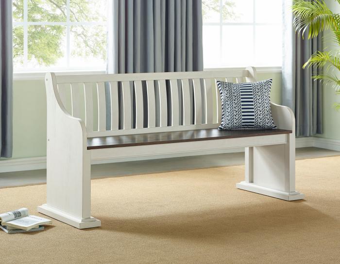 Joanna Bench with Back - DFW