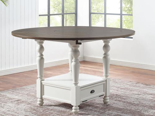 Joanna 59-inch Round Counter Table - DFW