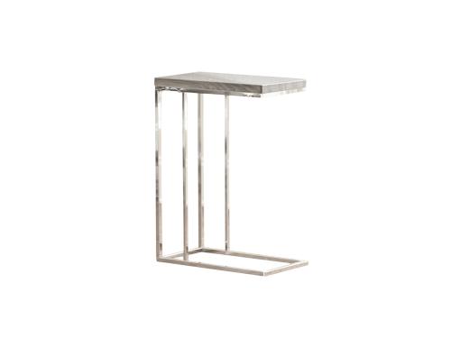 Lucia Chairside End Table, Gray/Brown - DFW