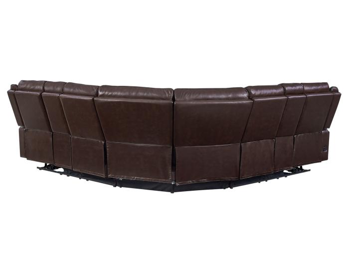 Levin Cocoa 3-Piece Power Reclining Sectional