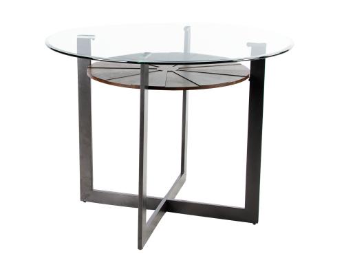 Olson 48-inch Counter Glass Top Table - DFW