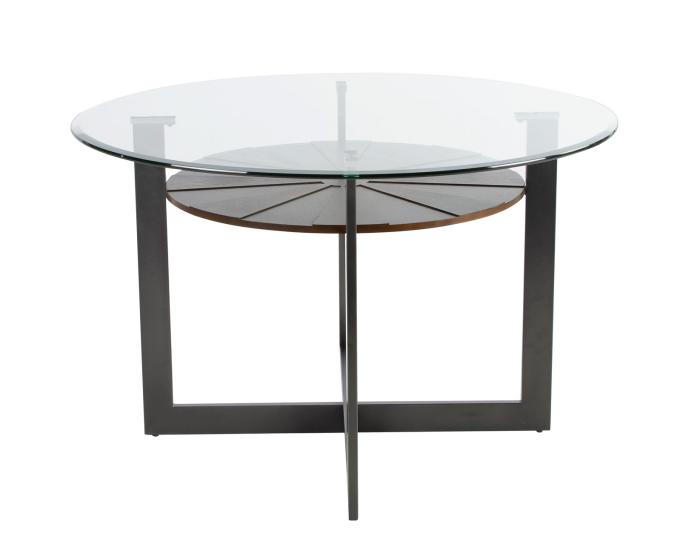 Olson 5 Piece Set(Glass Top Table & 4 Side Chairs)