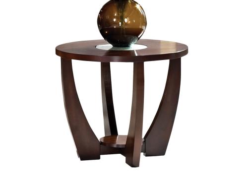 Rafael End Table w/Cracked Glass Insert (15mm) - DFW