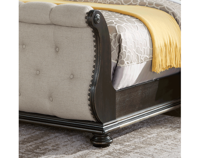 Rhapsody Queen Sleigh Footboard Dallas Furniture