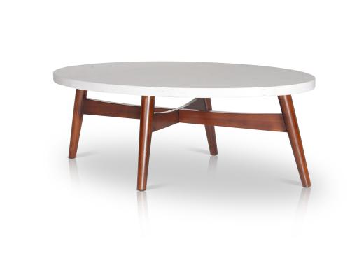 Serena Silverstone OvalCocktail Table