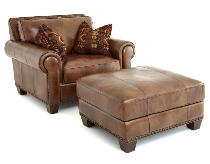 Silverado Leather 4-Piece Set<br>(Sofa, Loveseat, Chair & Ottoman)