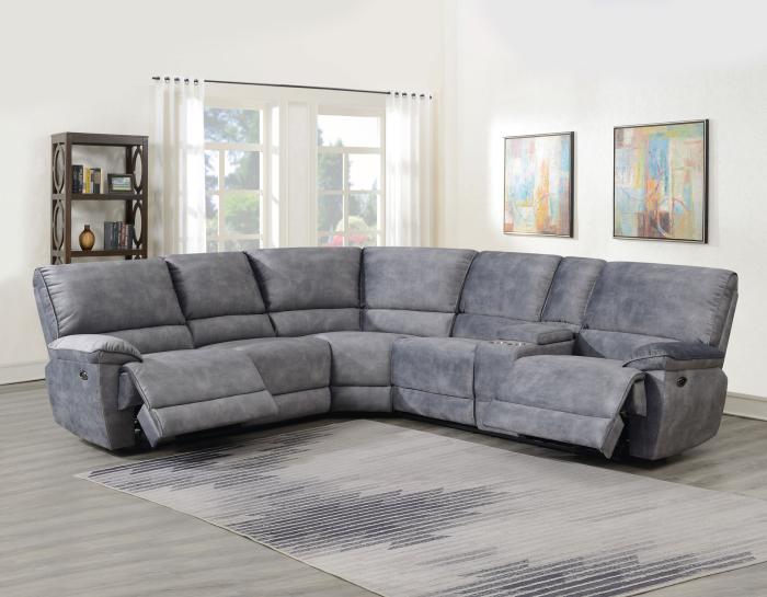 Simone 3-Piece Power Reclining Sectional Dallas Furniture