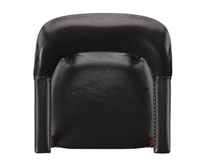 Tournament Arm Chair w/Casters, Black