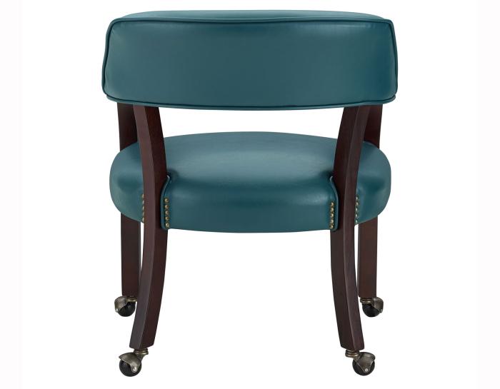 Tournament Arm Chair w/Casters, Teal DFW
