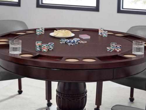 Tournament 50-inch Game Table Top - Brown - DFW