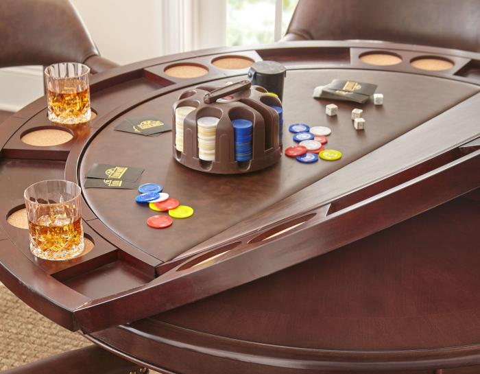 Tournament 50-inch Game Table Top – Brown
