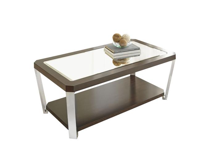 Truman Cocktail Table [stainless steel] - DFW