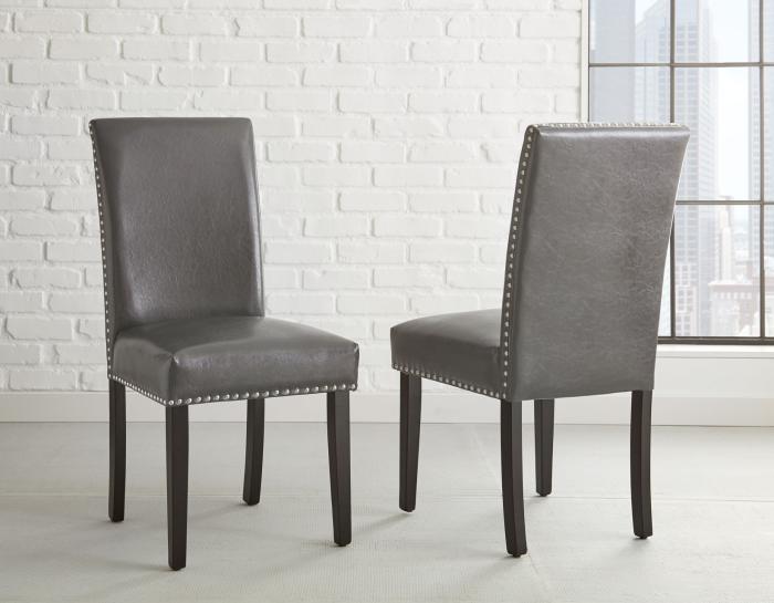 Verano Gray Side Chairs Dallas Furniture