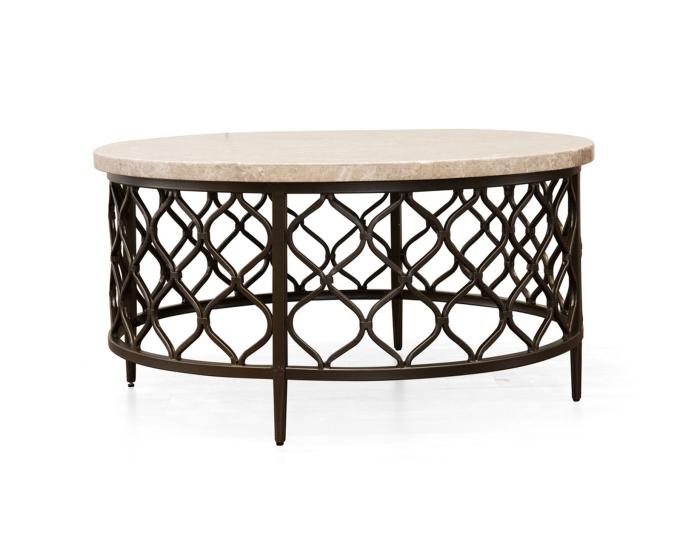 Roland Marble Top Cocktail Dallas Furniture