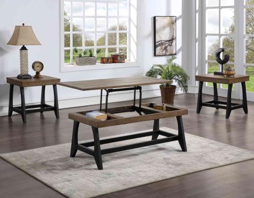 Ralston 3-Piece Lift-Top Set<br>(Lift-Top Cocktail Table & 2 End Tables)