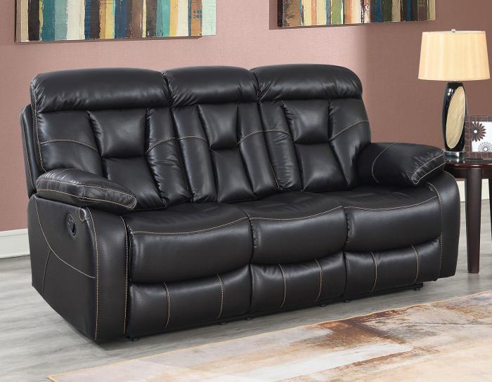 Squire 3-Piece Manual Motion Upholstery Set<br>(Sofa, Loveseat & Chair)