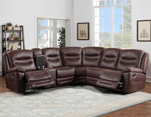 Stetson 6-Piece Manual Reclining Sectional