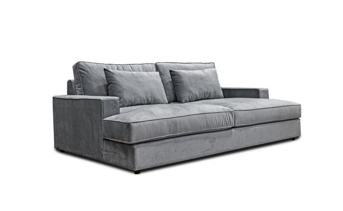 Bailey 94″ Wide Square Arm Sofa – Slate