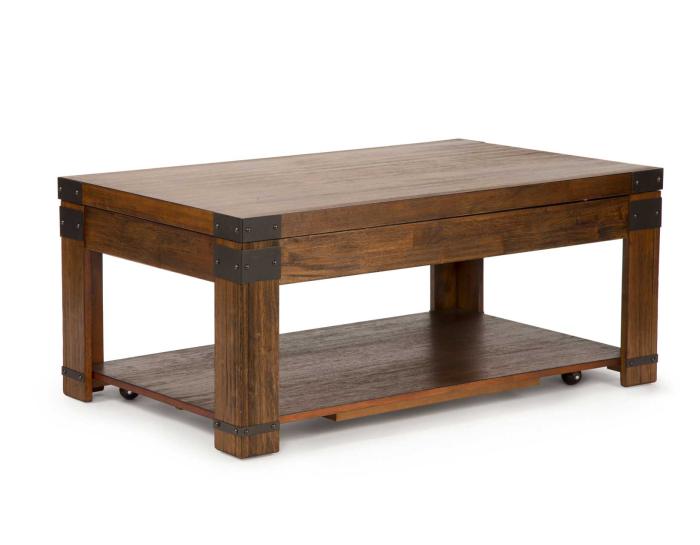 Arusha Lift Top Cocktail Table w/Casters - DFW