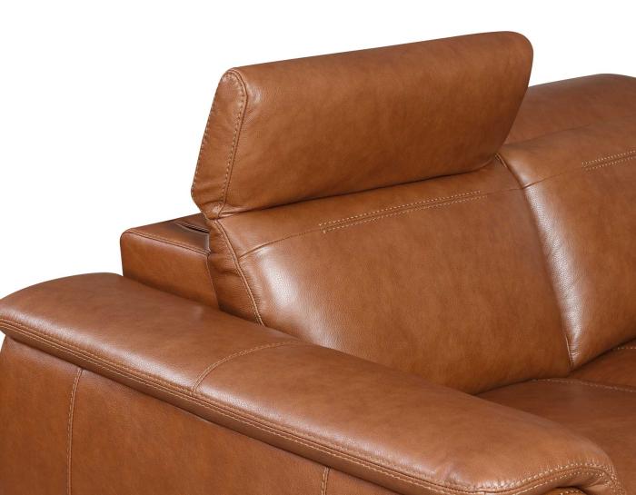 Bergamo 3- Piece Dual-Power Leather Reclining Set(Sofa, Loveseat & Chair) - DFW