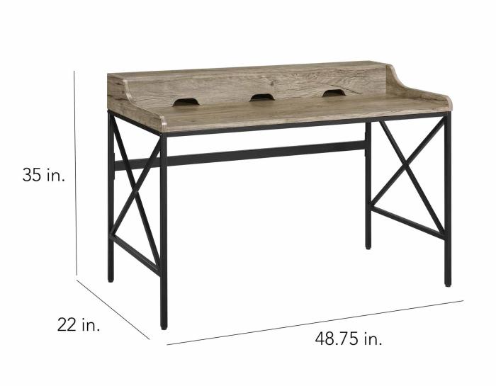 Corday 2-Piece Desk Set(Desk & Bookcase) - DFW