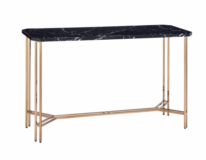 Daxton Faux-Marble Top Sofa Table - DFW