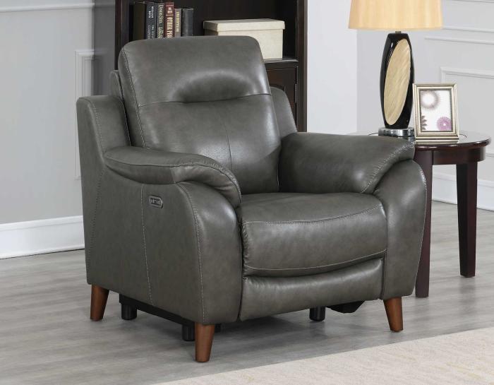 Trento Dual-Power Leather Reclining Chair - DFW