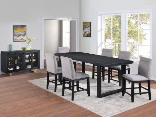 Yves 5-Piece Counter Dining Set(Counter Table & 4 Performance Fabric Counter Chairs) - DFW