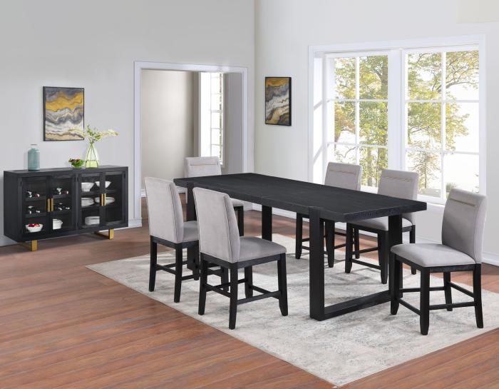 Yves 5-Piece Counter Dining Set(Counter Table & 4 Performance Fabric Counter Chairs) - DFW
