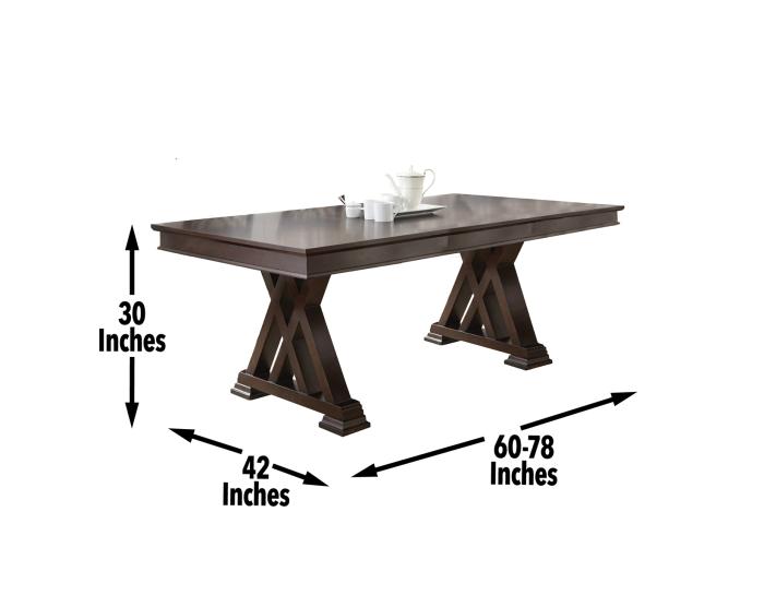 Adrian 5 Piece Set(Table & 4 Side Chairs)