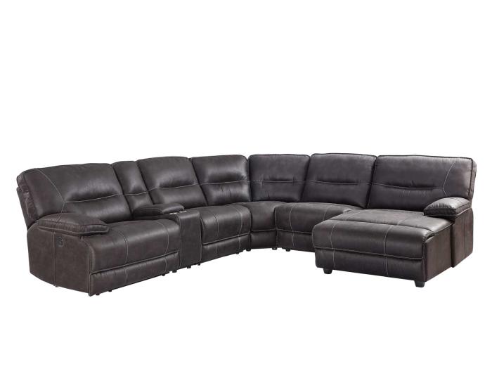 Ogden 6-Piece Power Sectional W/Chaise