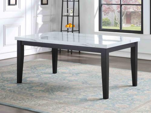Sterling 66-inch Faux-Marble Dining Table - DFW