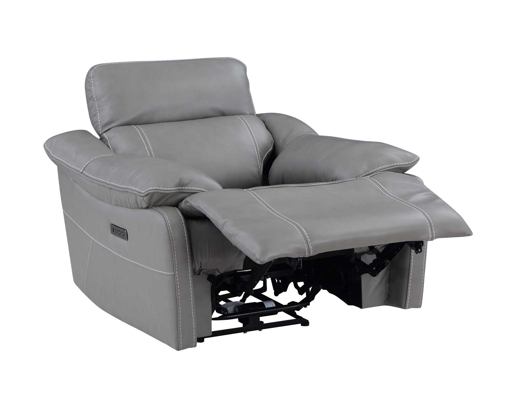Alpine Dual-Power Leather Recliner - DFW Furniture Co.