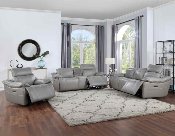 Alpine 3-Piece Dual-Power Leather Reclining Set Dallas Furniture