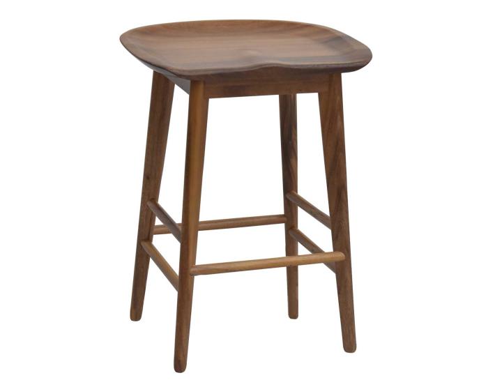 Hilton 24" Backless Counter Stool, Natural - DFW